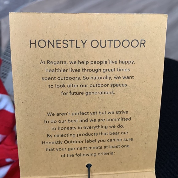 Red stripped 3/4 length boat neck top . 100% cotton . - Picture 6 of 8